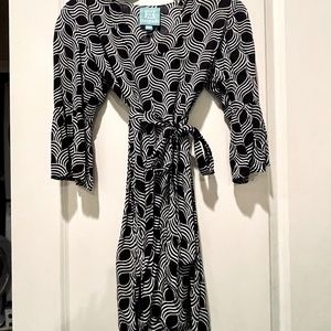 Black and White Casual Summer Dress